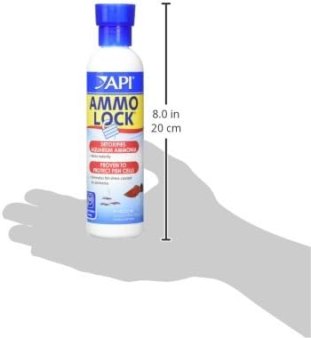 Miniatura 8 de API AMMO-LOCK - Desintoxicante de amoníaco para acuario de agua dulce y salada, botella de 8 onzas (45D)