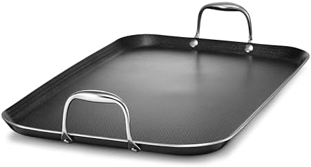HexClad Hybrid Nonstick Double Burner Gr...