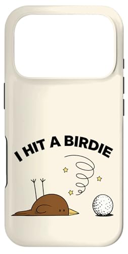 I Hit a Birdie Funny Golf Slang Cartoon Accessory Golfers