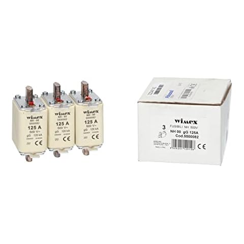 Wimex NH00GG125A Cartridge Fus Nh00 125A Gi (3pcs) New NFP Cover