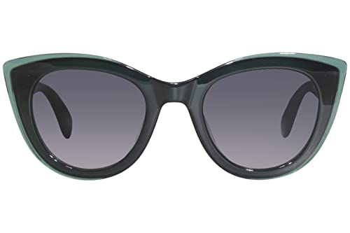 Rag & Bone 1042/G/S Sunglasses - Gray Green Dark Gray Gradient Cat Eye 49mm New & Authentic2