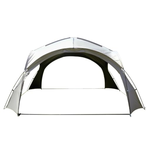 XCLLAM Window Canopy Dome Canopy Eggshell Spherical Tent Outdoor Camping Oversized Awning Portable Folding Vinyl Sunscreen Canopy Awning Canopy(Brown)