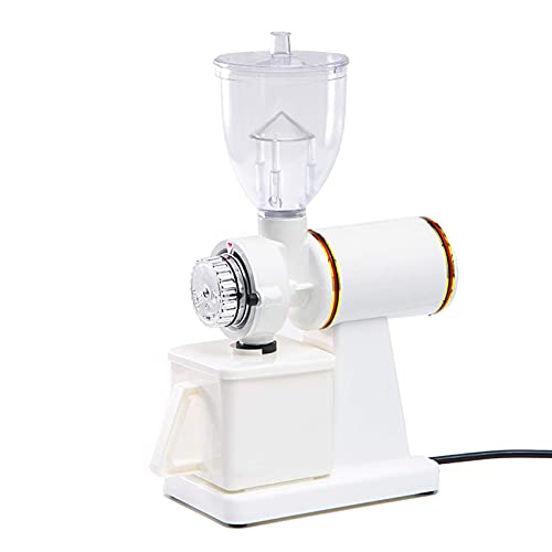 SXLCKJ Elektrische Burr Mill Kaffeemühle Einstellbare Kaffeebohnenpulvermahlmaschine mit 8 Grind Setti (Crusher…