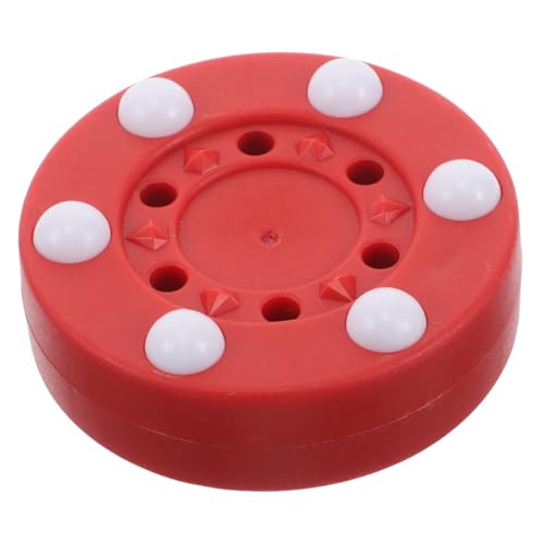 ibasenice Rollhockey Puck Langlebig Robust für Straße und Feld Allwetter Geeignet Feine Kontrolle...