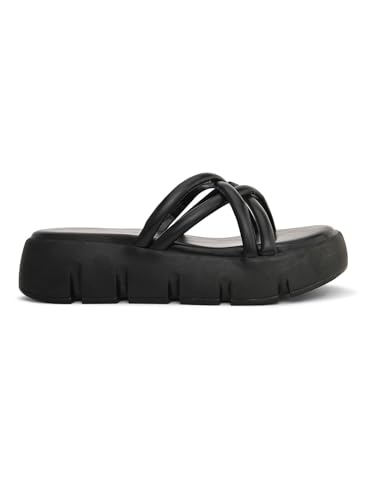 Image of XE Looks Comfortable Women's Platform Heels Trendy Slippers, Casual and Trendy & Stylish Modern Design Fashion Sandals For Women, Soft Wedges