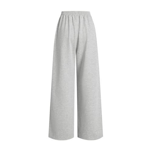 Casual Wide Leg Jogger Pants for Women Plain High Waist Sweatpants Women's Loose Fit Straight Leg Joggers Pants3