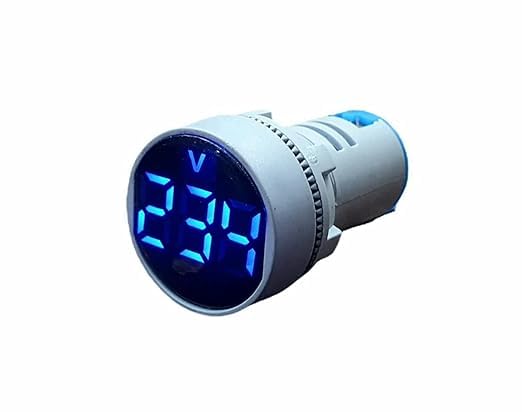 Maxwell Round LED Mini Digital Display AC 220V 22mm round Voltmeter Range 60V to 500V- Green (B0CY8XNL3J) Amazon Price History, Amazon Price Tracker