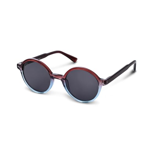 Image of HALDEN inchCOMET inch Series Sunglasses - Italian Sophistication & Japanese Precision in Classic Round Design, 1-Year Warranty
