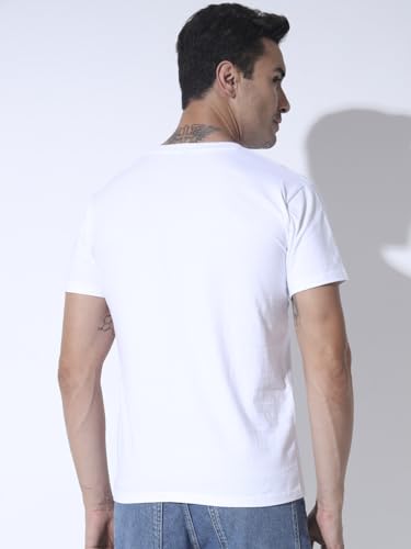 Image of Round Neck Half Sleeve Pure Cotton T-Shirt
