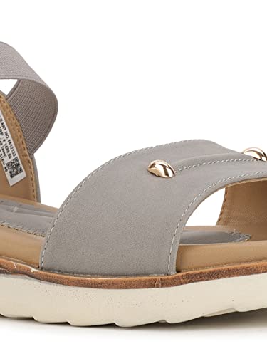 Image of Bata Womens EDEN SANDAL Grey Heels