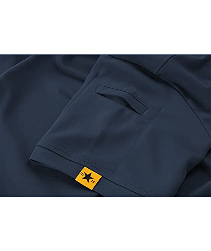 ZITY Mens Polo Shirt Short Sleeve Sports Tactical T-Shirt Athletic Golf Polos Daily Casual Stylish Collared Shirts for Men