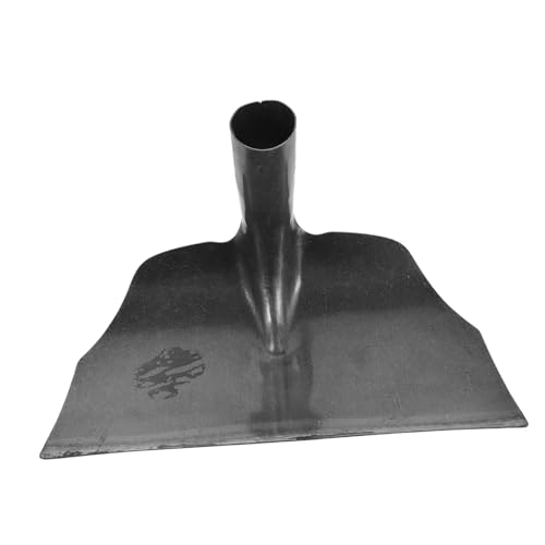 CIYODO Pala per Pulizia Letame in Acciaio al Manganese 30 Cm, Raschietto Multifunzionale per Stalle Bovine e Pollame, Utensile Agricolo Resistente per Fienile e Recinto Animale