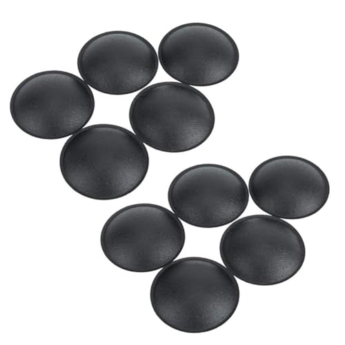 Agatige 10PCS Speaker Dust Cap, Cloth Speaker Dust Cap 55mm/2.17in Diameter Subwoofer Paper Dome Coil Cover Caps Speaker Protector Replacement for Speaker Decoration Accessory, 10mm/ 0.39in Height