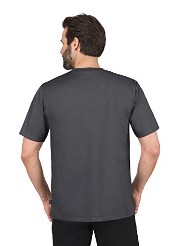 Trigema Unisex T-Shirt Grey Grau (anthrazit 018) X-Large, Grey - Grau (Anthrazit 018), XL - Image 3