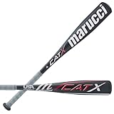 MARUCCI CATX USA -11 Aluminum TEE Ball BAT, Black, 2 5/8' Barrel, 26' / 15 oz