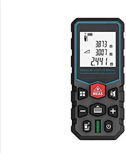 Medidor laser 40 m 60 m 80 m 100 m, medidor de distância a laser digital, alta precisão, distância de medição, modo pitagórico, área e volume, 40 m, GQYYS