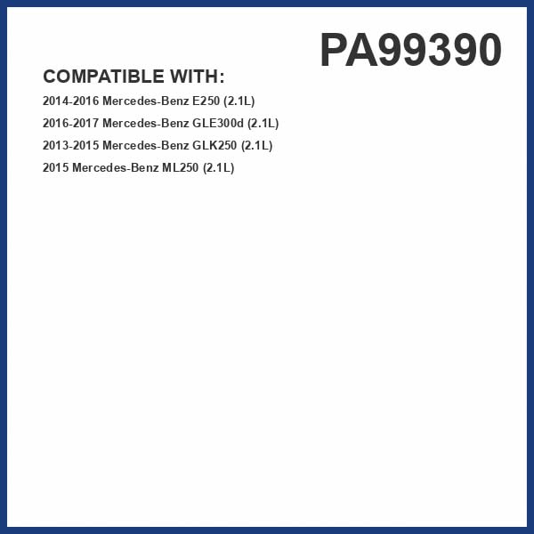 PG PA99390 Engine Air Filter | Fits 2013-2015 Mercedes-Benz GLK250 2.1L; 2014-2016 E250 2.1L product thumbnail 3