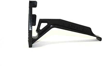 Pack of 3 X Marshall Tufflex Universal Plus Ogee Top Hung (External/Overhung) Fascia Bracket Support 128mm Width, 88mm Depth RWKFB2 X3 (Black)