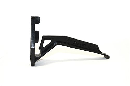 Pack of 3 X Marshall Tufflex Universal Plus Ogee Top Hung (External/Overhung) Fascia Bracket Support 128mm Width, 88mm Depth RWKFB2 X3 (Black)