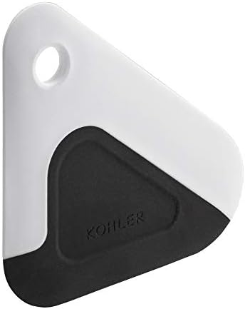 Kohler K-8624-0 Kitchen Pot and Pan Dish Scraper, Silicone and Nylon, Heat Resistant, One Size, White and Charcoal image 2
