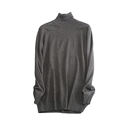 Pull col haut hommes business YIOLEAMP en cachemire, la solution contre le froid de mi-saison