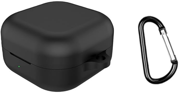 Silicone Protective Case for Samsung for Galaxy Buds 4 and 4 Pro, Lightweight Anti-Scratch Shockproof Earbuds Cover with Precise Cutouts for Charging PortBlack