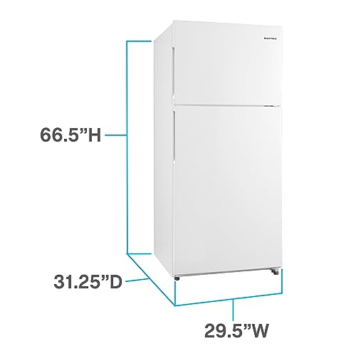 West Bend WB01800TMFDW Frost Free Apartment Size Refrigerator, 18-Cu.Ft, White thumb #5