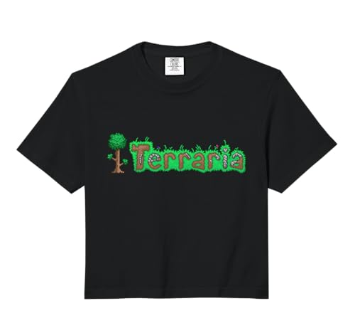Terraria Hoodie: Terraria Logo Comfort Colors Crop Top