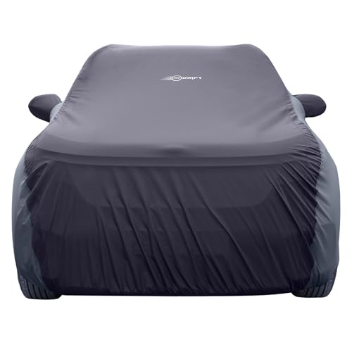 Image of NEODRIFT 'SuperTech' Car Cover for BMW iX (100% Water-Resistant, All Weather Protection, Tailored Fit, Multi-Layered & Breathable Fabric) (Colour: Black+D.Grey)