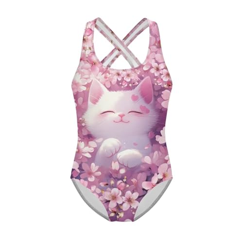 Image of Ystardream Cute Swimsuits for Girls Bathing Suits with Soft & Quick-Dry Fabric Swimwear