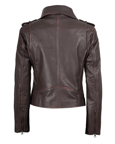 fjackets Women Leather Jackets Moto Style Real Lambskin Leather Asymmetrical Jacket - Stylish Leather Jackets For Womens4