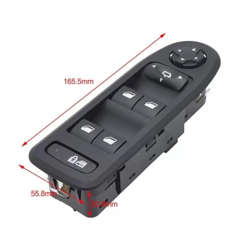 Bouton lève-vitre C5 96659465ZD commande interrupteur auto - 4