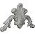 Ekena Millwork ONL18X13X01BE 18 1/2"W x 13 1/2"H x 1 1/2"P Beaded Center Onlay