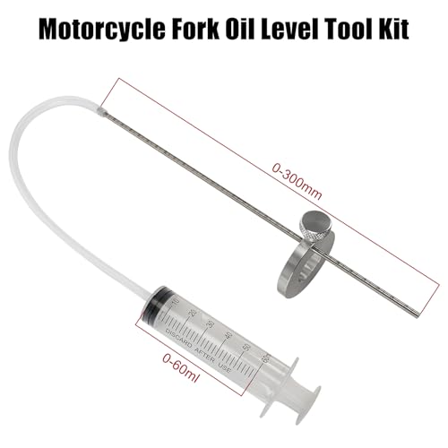 Image of Motorcycle Fork Service Tool Kit - PSLER Fork Spring Compressor, Oil Level and Damper Rod Bleed Tool