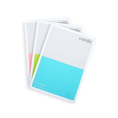 Image of Camlin Premio 64 GSM Single Line 300 pages Notebook pack of 2