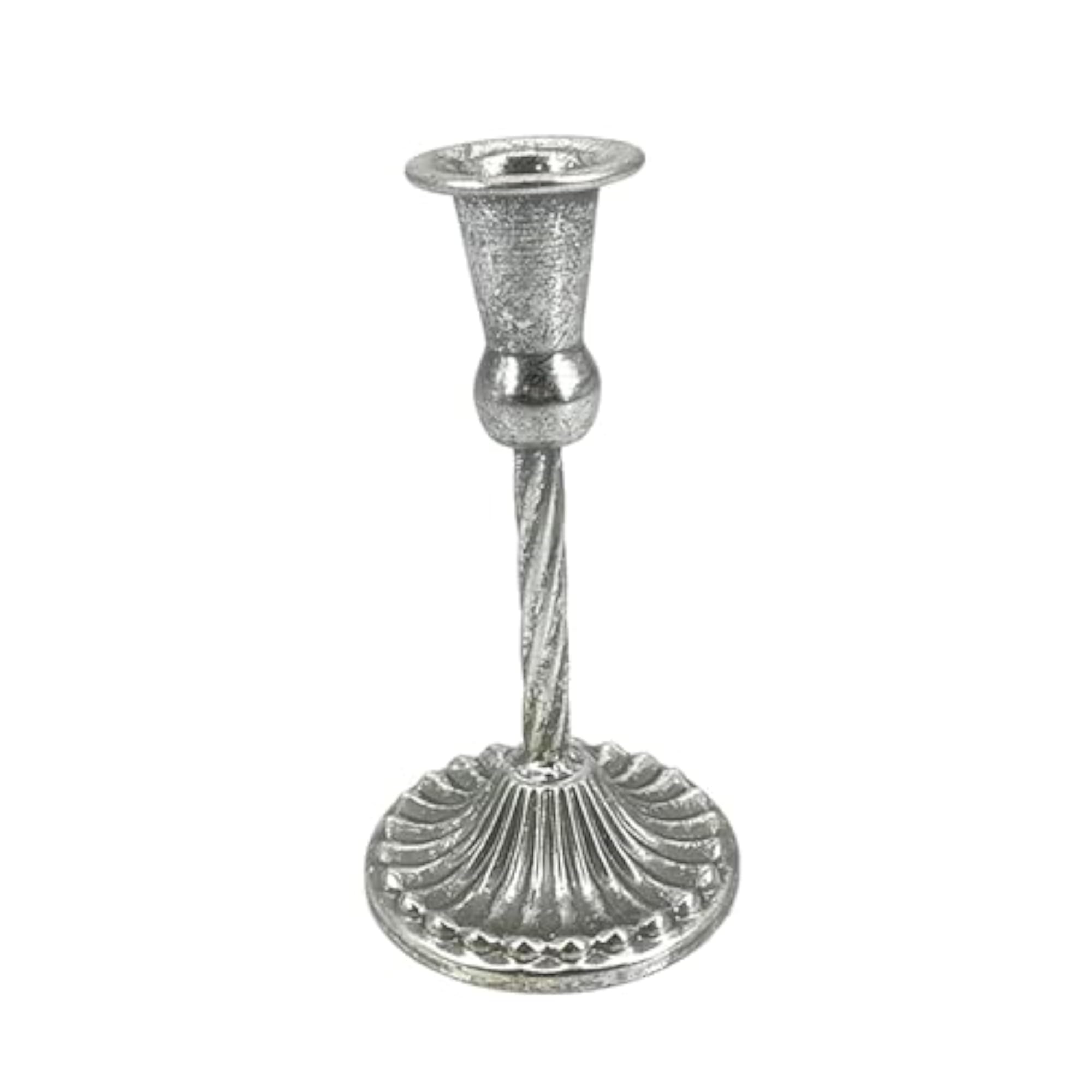 Metal Candle Holder with Stable Base for Taper Candles