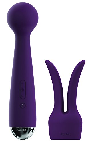 Vibromasseur rechargeable SVAKOM Emma violet chauffant stimulation intime silicone