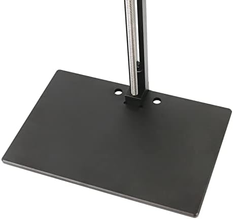 Mini Aluminum Alloy Video Microscope Camera Stand Table Holder Bracket 50mm Focusing Bracket C Mount Lens for HDMI USB Camera (Color : Blue)