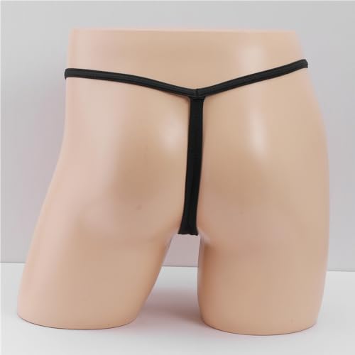 Men's Erotic Front Hole Breathable No Removal Y-back Thongs Low Waisted Slim Lift Buttocks Underpanties3