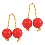 African Shaker Balls – Rhythmisches Percussion-Instrumenten-Set, Doppel-Kürbis-Ei, Musikwerkzeug, ABS-Soundmacher, Handheld-Beat-Rhythmus-Gerät, traditionelles Performance-Zubehör für Konzert, Bühne