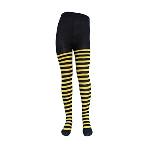 Girls Striped Tights Colorful Assorted Winter Legging with Heel and Toe Kids School Dress Cotton Fall Winter3