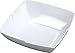 CFS 3331402 Rave Melamine Display Salad Bowl, 4.5 qt Capacity, 12" Length x 12" Width x 4" Height, White (Case of 6)