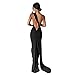 ABYOVRT Women Sexy Backless Dress Bodycon Sleeveless Open Back Maxi Dress Formal Cocktail Wedding Guest (B-Black, S)