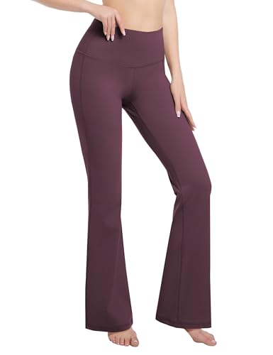 Image of BUBBLELIME Women Out Pockets High Waist Bootlegs Tummy Control Yoga Flared