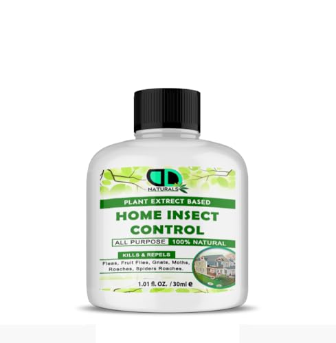 DD Teck Home Insect Repellent – Fast-Acting Treatment for Crawling Insects Flies, Ants, Spiders, Silverfish, Woodlice, Ticks & Wasps – Indoor/Outdoor Use 30ml