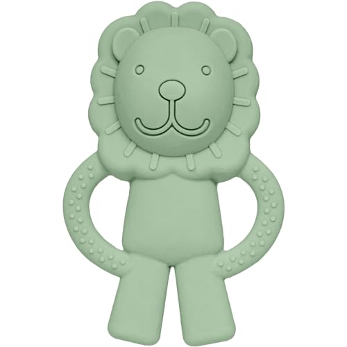 Mordedor Em Silicone Leãozinho Verde Mordedor Em Silicone Leãozinho Verde
