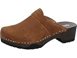  Softclox Clogs mit Holzboden, braun(Whiskey), Gr. 36
