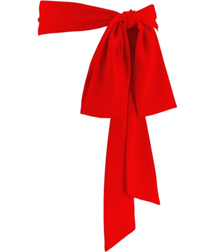 Image of Glitopper Women Chiffon Sash Belt Dress Sash Waist Bridal Wedding Belt 50s Accessories 3'' Wide