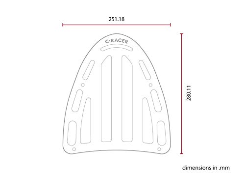 Porte-Bagages Universel Scrambler Cafe Racer SC Support Sacoche Moto Vintage - 3