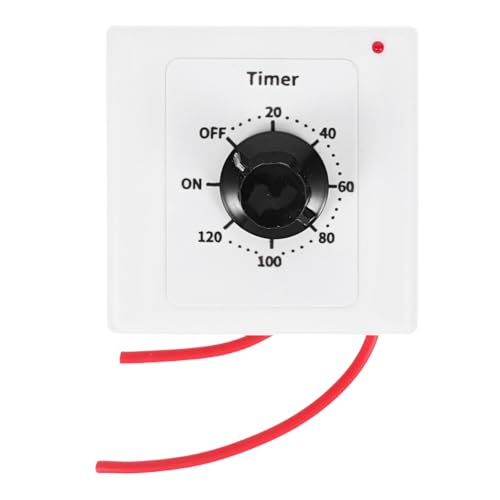 STAHAD Temporizador Digital con Regresiva y Pantalla LED Interruptor Programable para Enchufes Controlados Temporizador Automático para Electrodomésticos Domésticos Control Preciso de